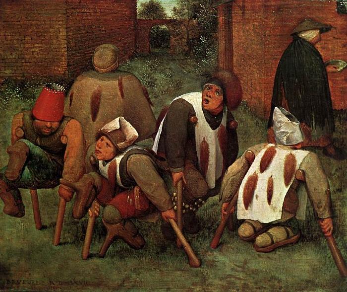 Pieter Bruegel the Elder The Cripples Sweden oil painting art